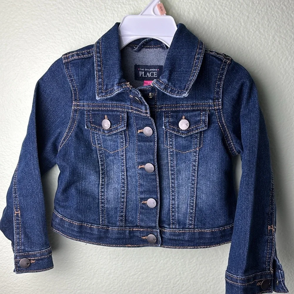 The Children's Place Blue Denim Jacket for Kids 2T